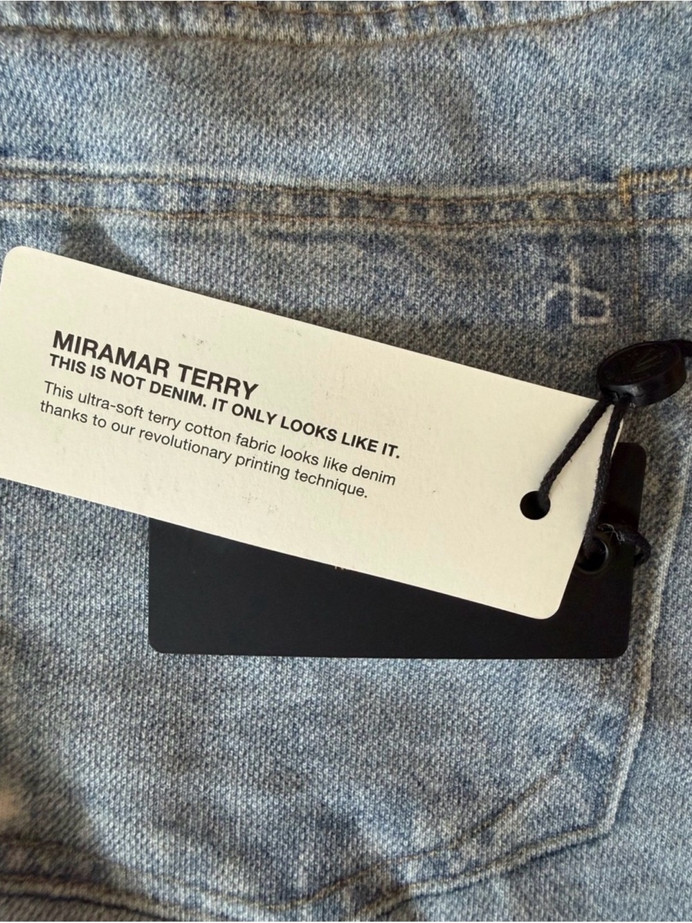 rag & bone Light Blue Miramar Wide-Leg Women's Jeans - Picture 4 of 4